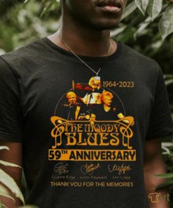 The Moody Blues 57th Anniversary Signature Thank You For The Memories 1964 2023 Shirt