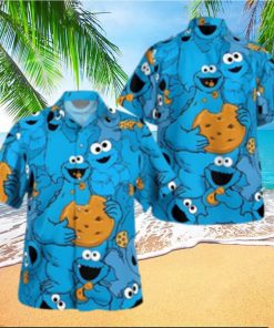 The Muppet Cookie Monster Summer Hawaiian Shirt