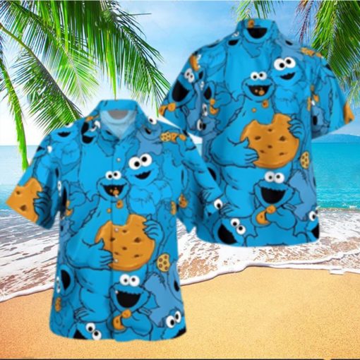 The Muppet Cookie Monster Summer Hawaiian Shirt