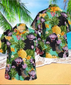 The Muppet Count Von Count Summer Pineapple Tropical Hawaiian Shirt