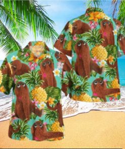 The Muppet Mr Snuffleupagus Pineapple Summer Hawaiian Shirt