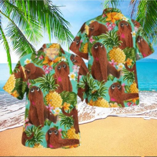 The Muppet Mr Snuffleupagus Pineapple Summer Hawaiian Shirt