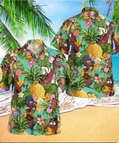 The Muppet Rizzo The Rat Pineapple Tropical Summer Hawaiian Shirt