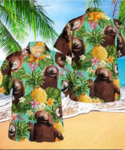 The Muppet Rowlf The Dog Pineapple Tropical Summer Hawaiian Shirt