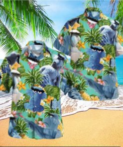 The Muppet Sam The Eagle Pineapple Tropical Summer Hawaiian Shirt