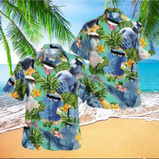 The Muppet Sam The Eagle Pineapple Tropical Summer Hawaiian Shirt