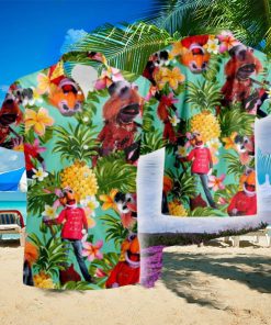 The Muppet Show Floyd Pepper Tropical Set 3D Hawaiian Shirt And Short Gift For Men And Women