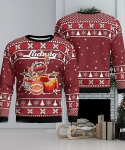 The Muppets Drummer Ludwig Christmas Ugly Sweater Party