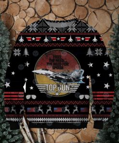 The Need for Speed Top Gun Ugly Christmas Sweater