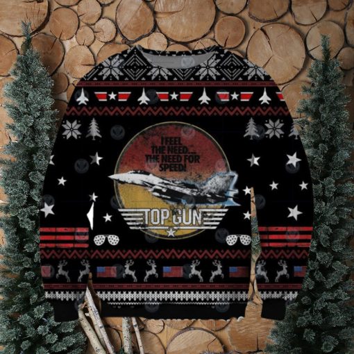 The Need for Speed Top Gun Ugly Christmas Sweater