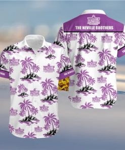 The Neville Brothers Palm Tree Hawaiian shirt