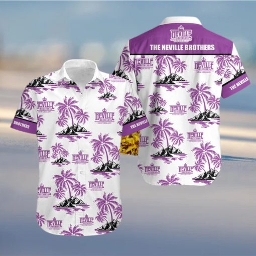 The Neville Brothers Palm Tree Hawaiian shirt