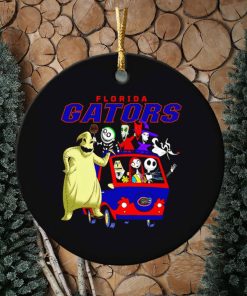 The Nightmare Before Christmas characters Florida Gators on the car ornament