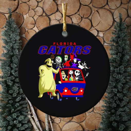 The Nightmare Before Christmas characters Florida Gators on the car ornament