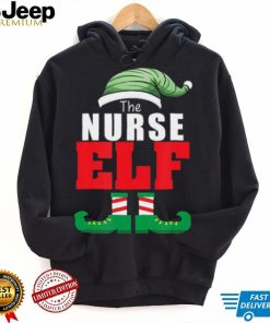 The Nurse Elf Christmas T Shirt