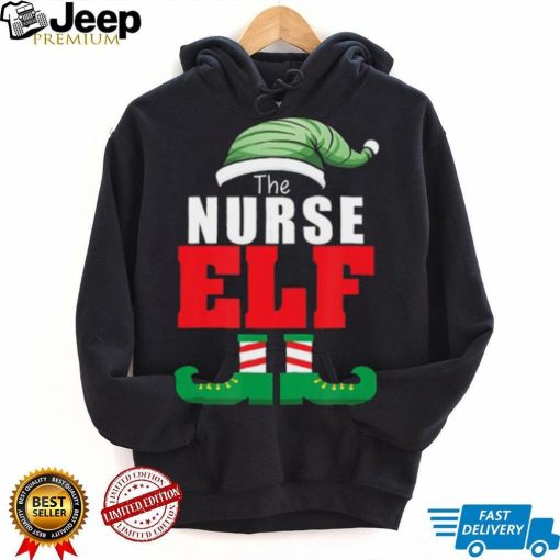 The Nurse Elf Christmas T Shirt