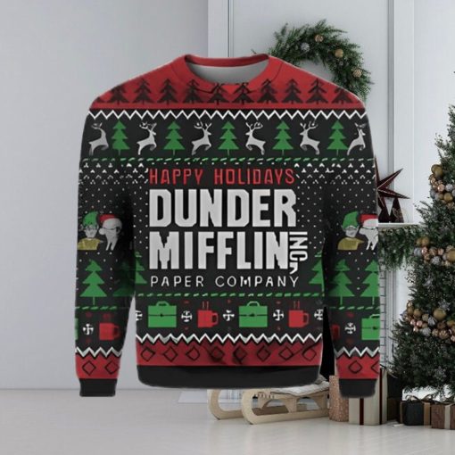 The Office Dunder Mifflin Happy Holiday The Office Ugly Christmas Sweater