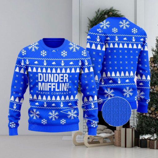 The Office Dunder Mifflin Knitted Xmas Sweater Gift Holidays