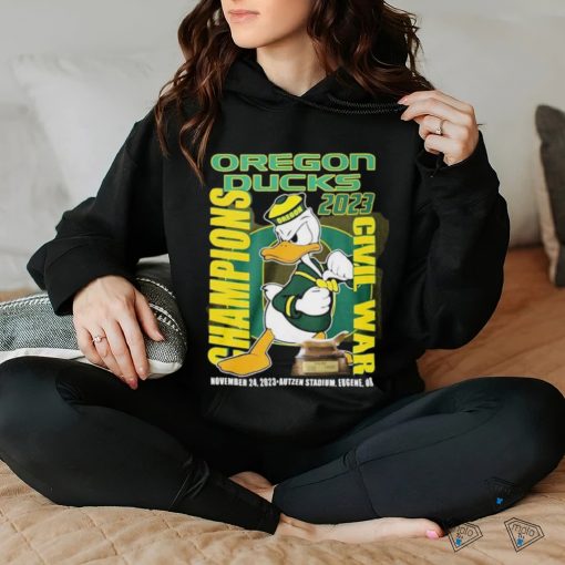 The Oregon Duck Mascot 2023 Civil War Champions Shirt