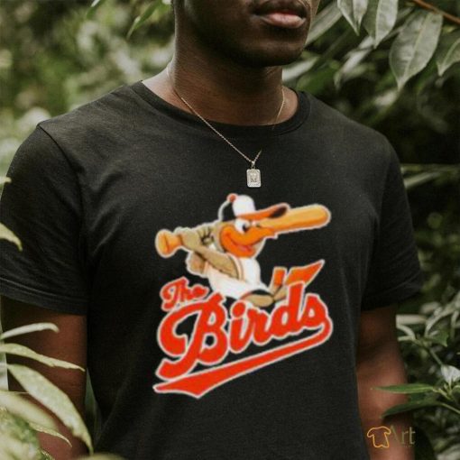 The Oriole Birds Baseball Mascot shirt