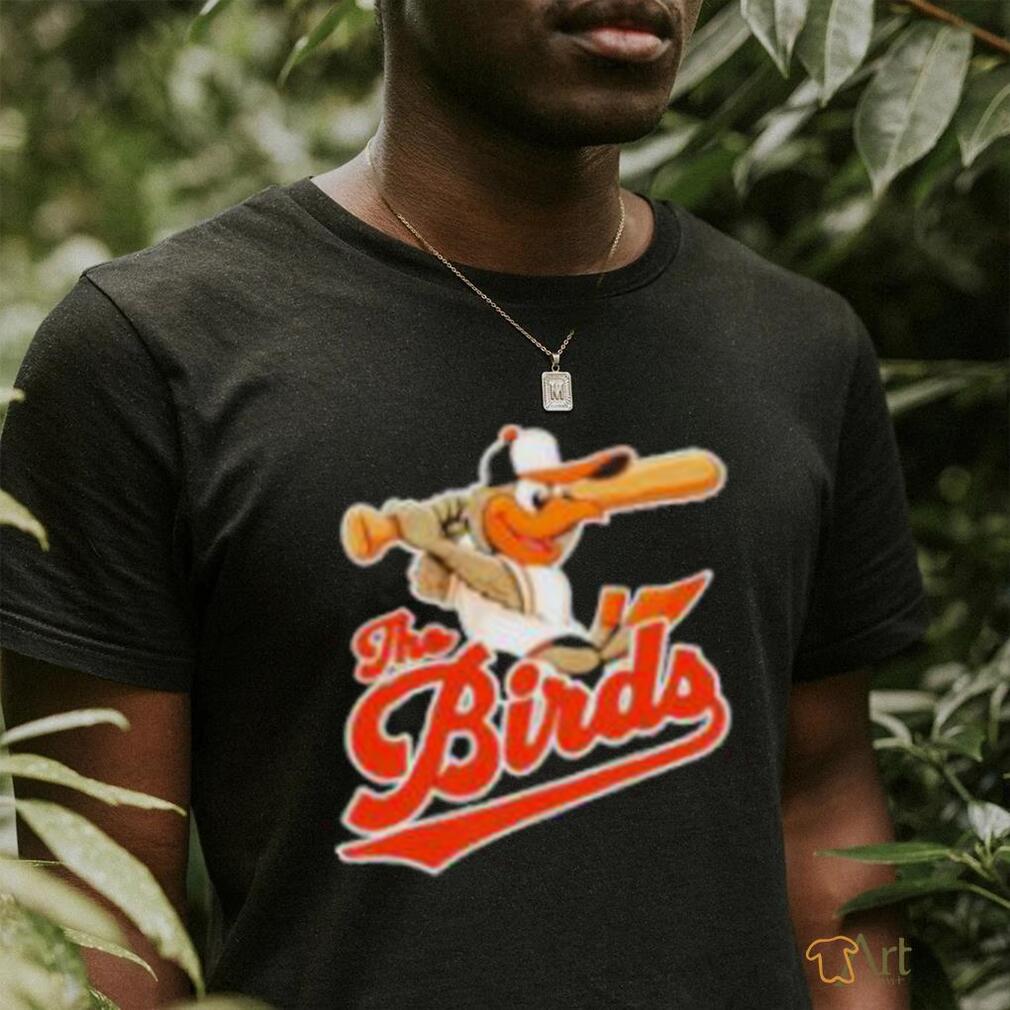 The Oriole Birds Baseball Mascot shirt