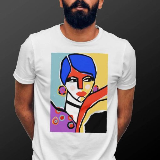 The Other Girl colorful art shirt