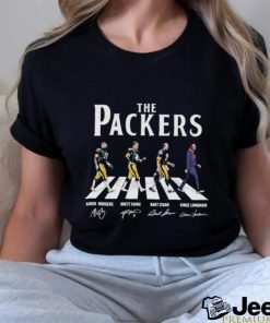 The Packers Sport Team Abbey road 2023 Signatures shirt