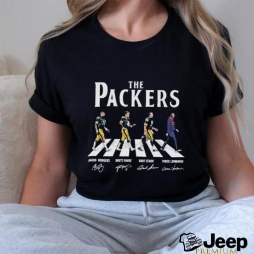 The Packers Sport Team Abbey road 2023 Signatures shirt