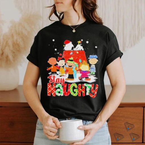 The Peanut Stay Naughty Christmas Shirt