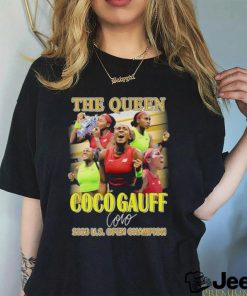 The Queen Coco Gauff 2023 US Open Champion signature Shirt