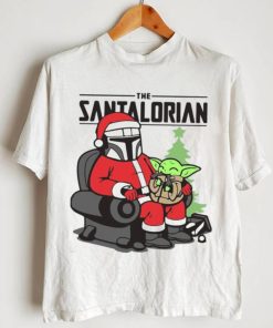 The Santalorian And Baby Yoda Christmas Shirt