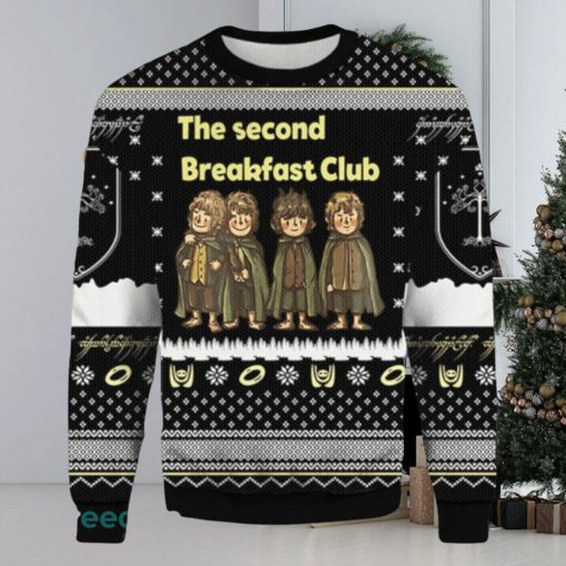 The Second Breakfast Club Meme The Lord Of The Rings Ugly Christmas Sweater