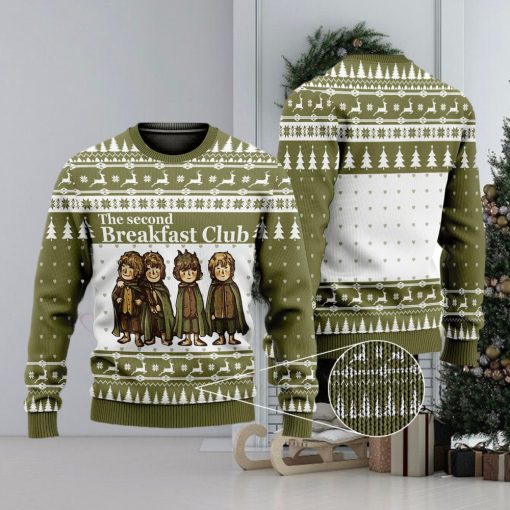 The Second Breakfast Club Ugly LOTR Hobbit Ugly Gift Christmas 3D Sweater For Men And Women