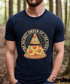 The Secret Order of the Pizza Illuminati Food logo shirt