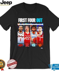 The Selection Committee’s first four out March Madness shirt