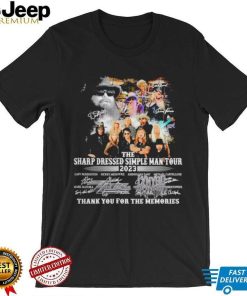 The Sharp Dressed Simple Man Tour 2023 thank you for the memories shirt