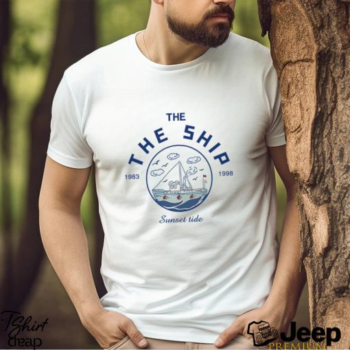 The Ship 1983 1998 Sunset tide logo shirt