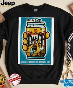 The Simpsons 2023 poster drink duff can’t get enough of that wonderful duff shirt