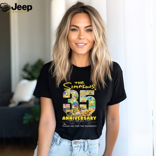 The Simpsons 35th Anniversary 1989 – 2024 Thank You For The Memories T Shirt