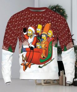 The Simpsons Christmas 3D Sweater