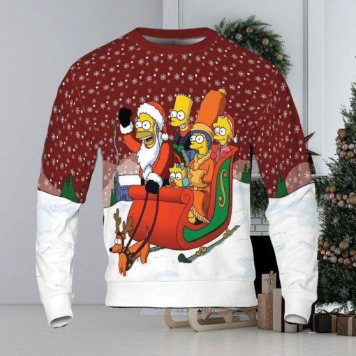 The Simpsons Christmas 3D Sweater