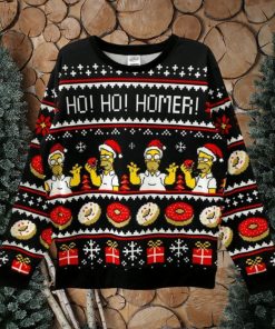 The Simpsons Christmas Decorate Knitted 3D Sweater For Thanksgiving