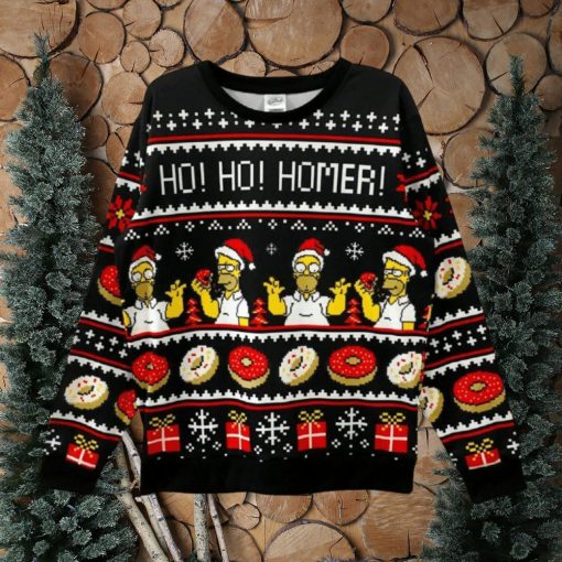 The Simpsons Christmas Decorate Knitted 3D Sweater For Thanksgiving