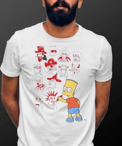 The Simpsons Freeze Max Youth School Doodles T Shirt