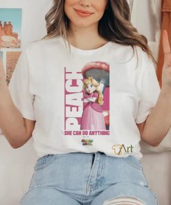 The Super Mario Bros Movie Peach She Can Do Anything T shirt