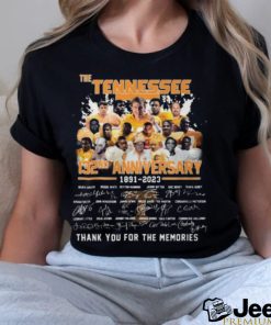 The Tennessee 132 Anniversary 1891 2023 Thank You For The Memories T Shirt