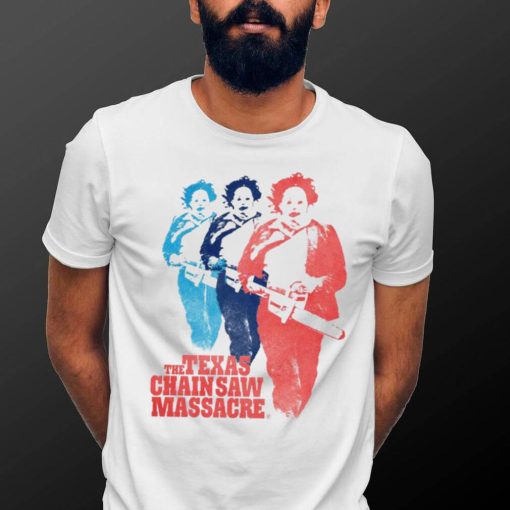 The Texas Chainsaw Massacre leatherface repeat ringer retro shirt