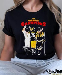 The Three Champions Roberto Clemente Kevin Greene and Mario Lemieux shirt