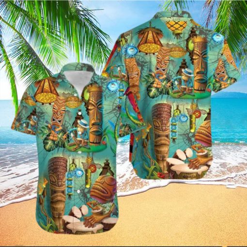 The Tiki Bar Is Open Hawaiian Shirt