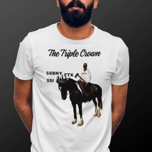 The Triple Crown photo hoodie shirt